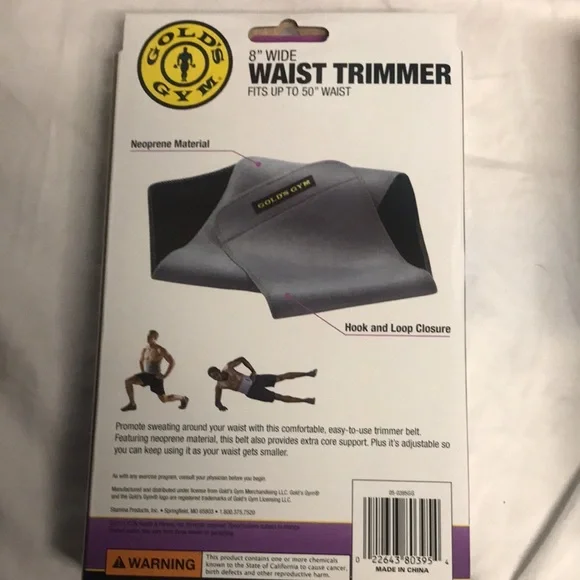 Brand New Gold’s Gym Neoprene 50”Waist and 4 piece Upper Arm and Thigh Slimmer - Picture 3 of 5